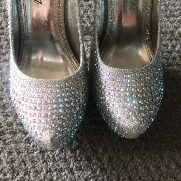 candis rhinestone heels